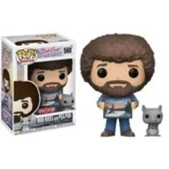 Bob Ross: The Joy of Painting Bob Ross With Pea Pod The Squirrel Funko Pop! Vinyl Figure