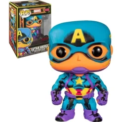 Marvel Black-light Captain America Blacklight Funko Pop! Vinyl Figure