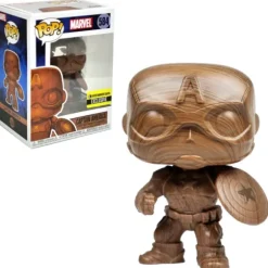 Marvel Universe Captain America Wood Funko Pop! Vinyl Figure