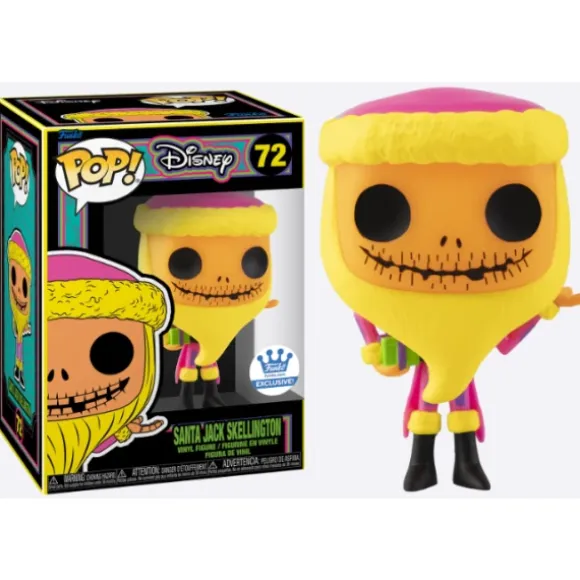 Nightmare Before Christmas Santa Jack Skellington Blacklight Funko Pop! Vinyl Figure