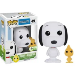 Peanuts Snoopy & Woodstock Flocked 2016 ECCC Exclusive Funko Pop! Vinyl Figure