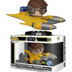 Star Wars Anakin Skywalker in Naboo Starfighter with R2-D2 Exclusive Funko Pop! Vinyl Figure