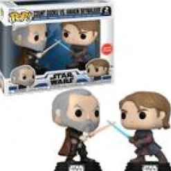 Star Wars Count Dooku vs Anakin Skywalker 2-Pack Exclusive Funko Pop! Vinyl Figure
