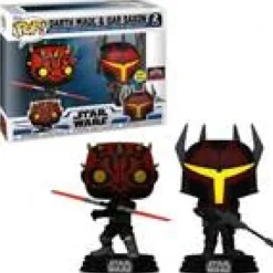 Star Wars Darth Maul & Gar Saxon GITD 2-Pack Exclusive Funko Pop! Vinyl Figure