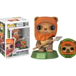 Star Wars Wicket W. Warrick With Pin Exclusive Funko Pop! Vinyl Figure